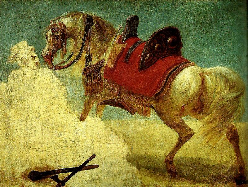 Baron Antoine-Jean Gros cheval arabe China oil painting art